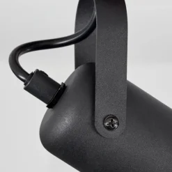 Luminaires Scandinaves-hofstein Plafonnier Kouk Écru, Noir, 1 lumière