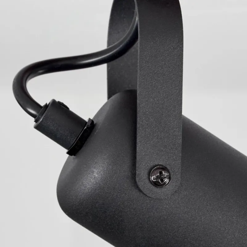 Luminaires Scandinaves-hofstein Plafonnier Kouk Écru, Noir, 1 lumière