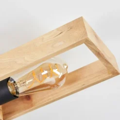 Luminaires Scandinaves-hofstein Plafonnier Kouk Écru, Noir, 4 lumières