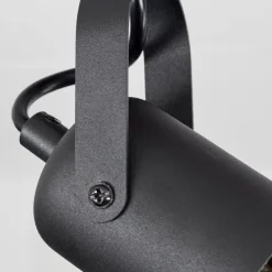 Luminaires Scandinaves-hofstein Plafonnier Kouk Écru, Noir, 3 lumières