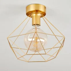 hofstein Plafonnier Koulamon Laiton, 1 lumière* Plafonniers