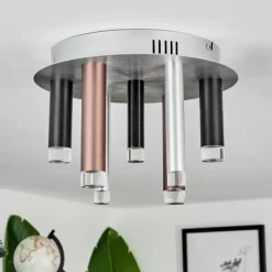 hofstein Plafonnier Krachang LED Aluminium, 1 lumière* Éclairage Led