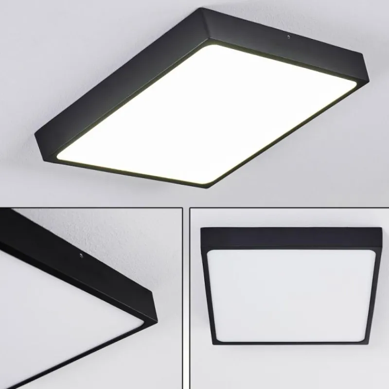 hofstein Plafonnier Kragos LED Noir, Blanc, 1 lumière