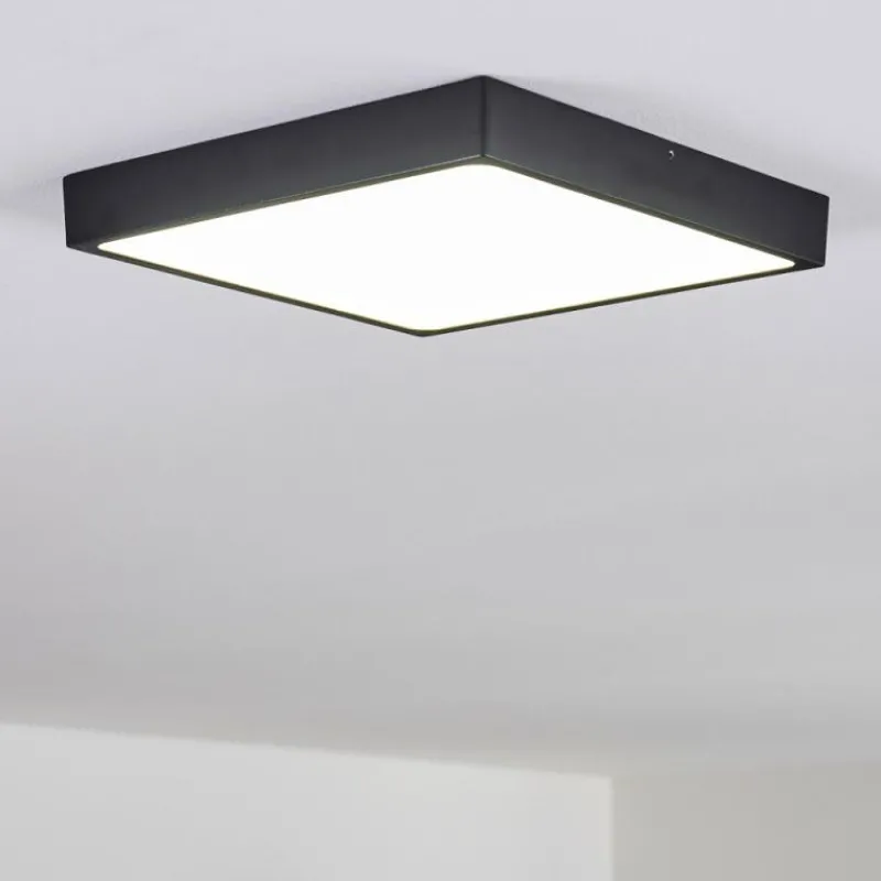 hofstein Plafonnier Kragos LED Noir, Blanc, 1 lumière