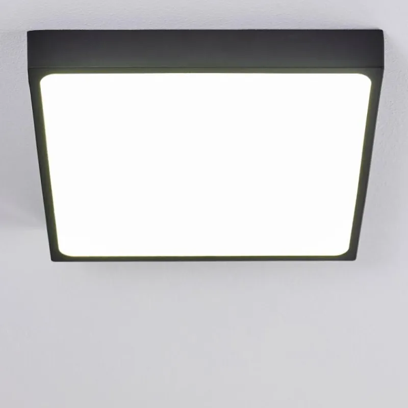 hofstein Plafonnier Kragos LED Noir, Blanc, 1 lumière