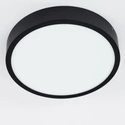 hofstein Plafonnier Kragos LED Noir, 1 lumière