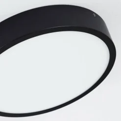 hofstein Plafonnier Kragos LED Noir, 1 lumière