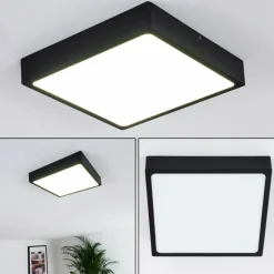 hofstein Plafonnier Kragos LED Noir, Blanc, 1 lumière
