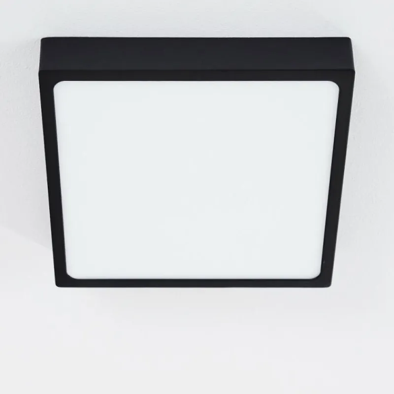 hofstein Plafonnier Kragos LED Noir, Blanc, 1 lumière