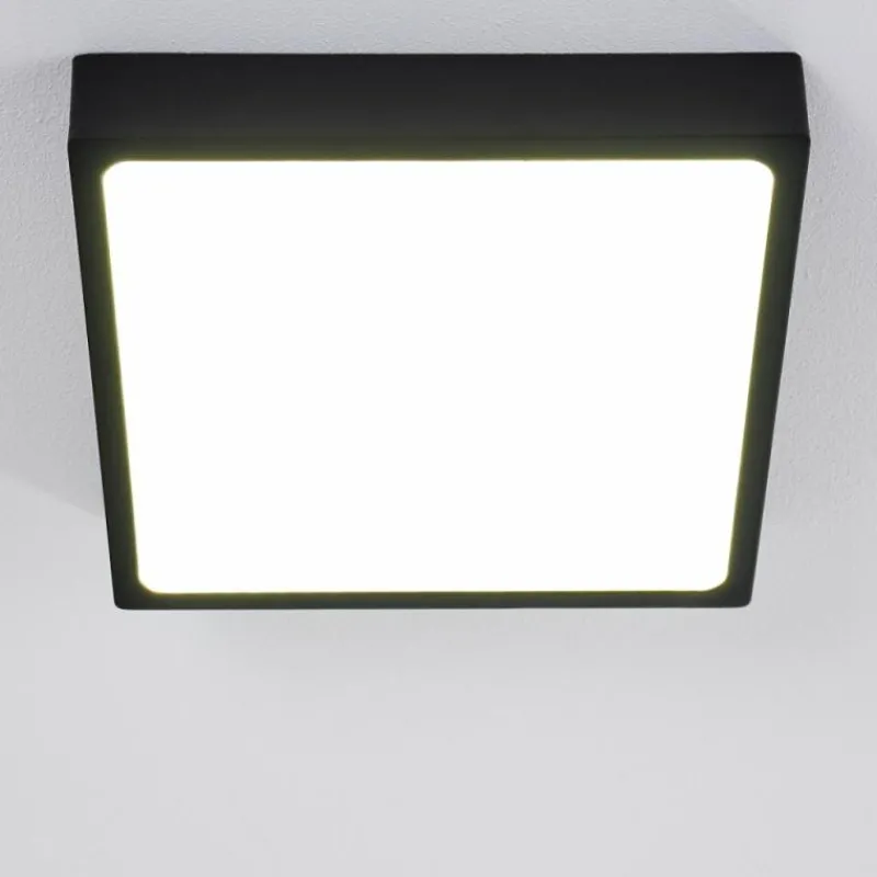 hofstein Plafonnier Kragos LED Noir, Blanc, 1 lumière