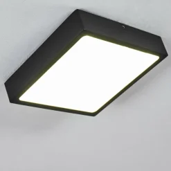 hofstein Plafonnier Kragos LED Noir, 1 lumière