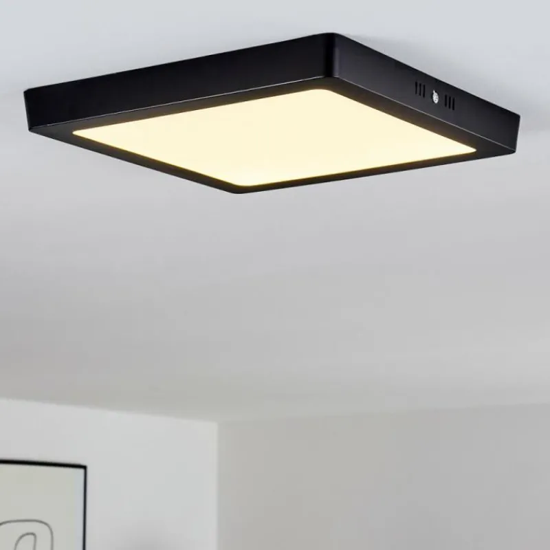 hofstein Plafonnier Kragos Noir, 1 lumière