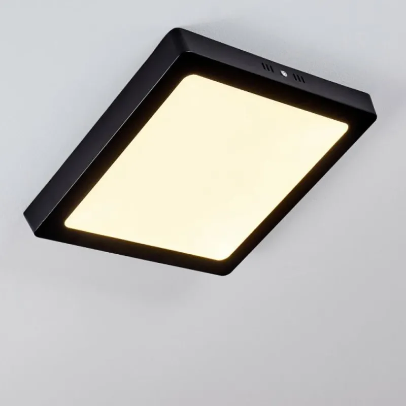 hofstein Plafonnier Kragos Noir, 1 lumière