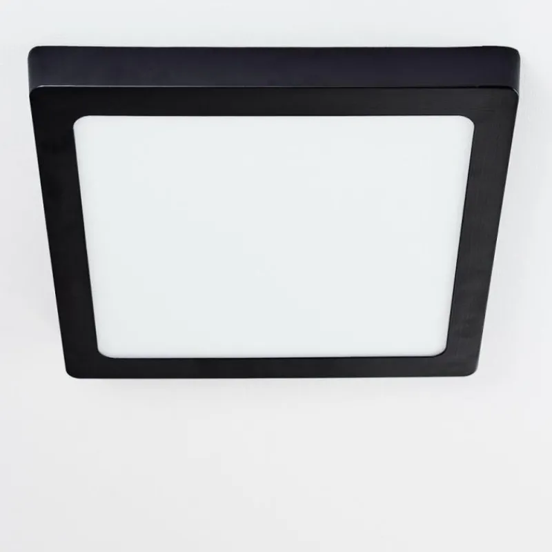 hofstein Plafonnier Kragos Noir, 1 lumière