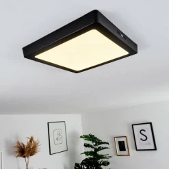 hofstein Plafonnier Kragos Noir, 1 lumière