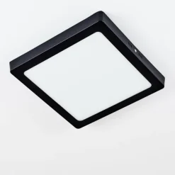 hofstein Plafonnier Kragos Noir, 1 lumière