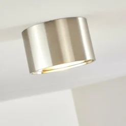 hofstein Plafonnier Kristallo LED Nickel mat, 1 lumière