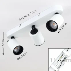 hofstein Plafonnier Kullaberg Blanc, 3 lumières