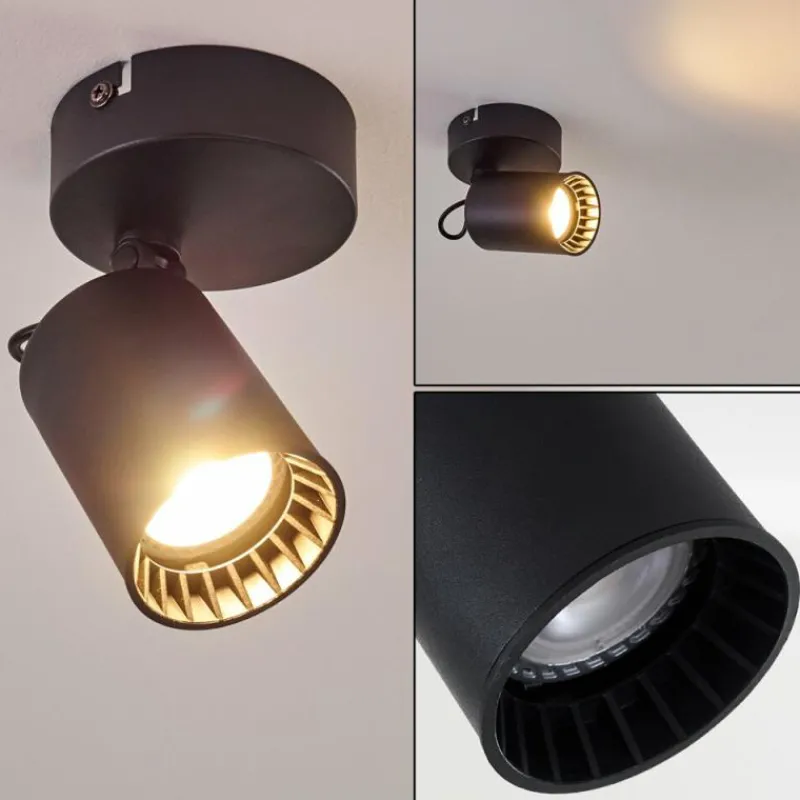 hofstein Plafonnier Kullaberg Noir, 1 lumière