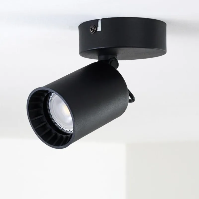 hofstein Plafonnier Kullaberg Noir, 1 lumière