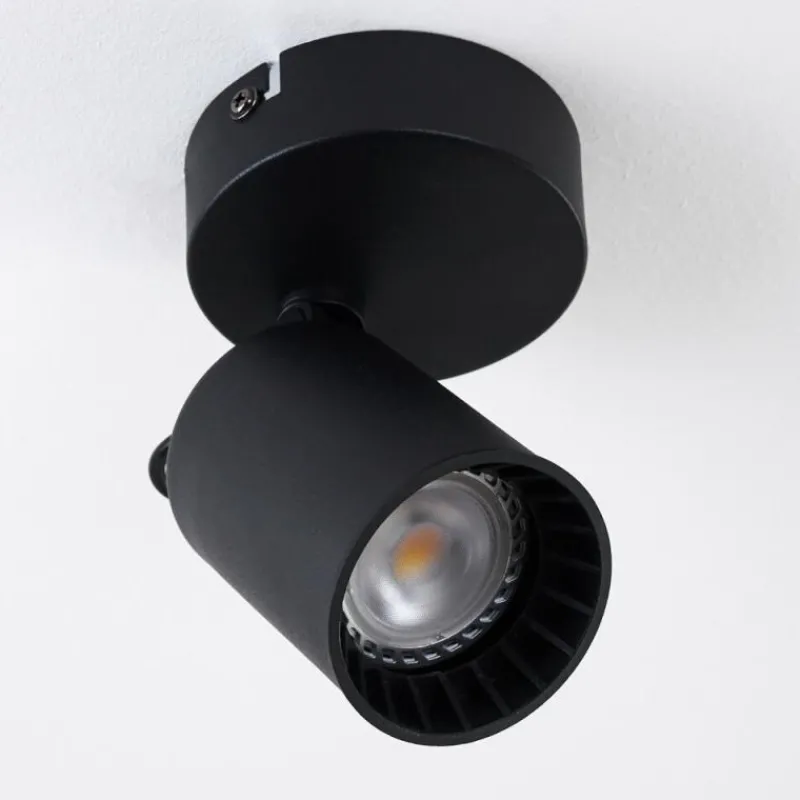 hofstein Plafonnier Kullaberg Noir, 1 lumière