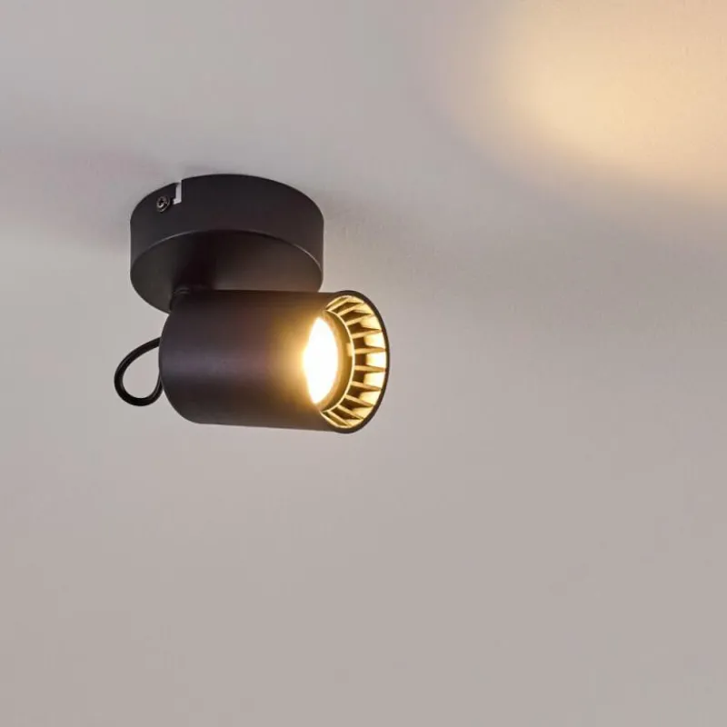 hofstein Plafonnier Kullaberg Noir, 1 lumière