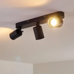 hofstein Plafonnier Kullaberg Noir, 3 lumières