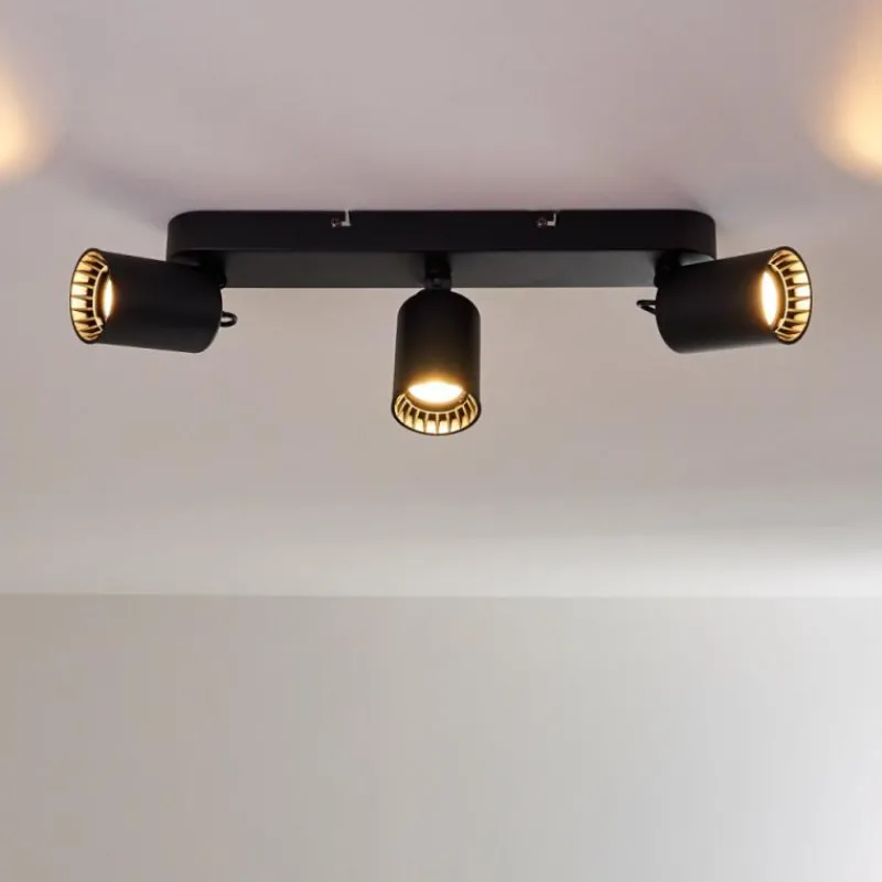 hofstein Plafonnier Kullaberg Noir, 3 lumières