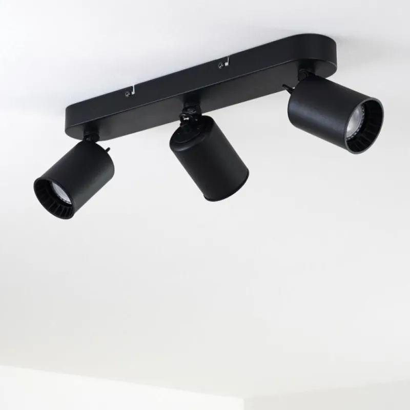 hofstein Plafonnier Kullaberg Noir, 3 lumières