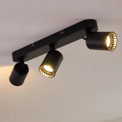 hofstein Plafonnier Kullaberg Noir, 3 lumières