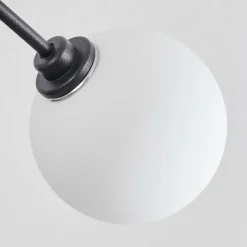 hofstein Plafonnier Lacosse LED Noir, 21 lumières