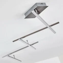 hofstein Plafonnier Lacure LED Nickel mat, 5 lumières* Éclairage Led