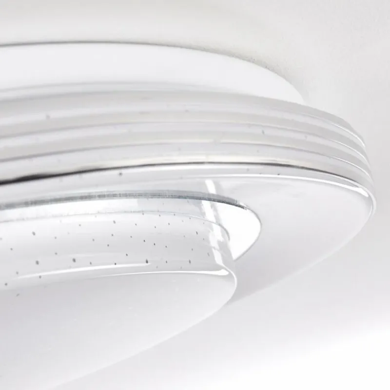 hofstein Plafonnier Laganadi LED Blanc, 1 lumière, Télécommandes