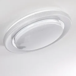 hofstein Plafonnier Laganadi LED Blanc, 1 lumière, Télécommandes