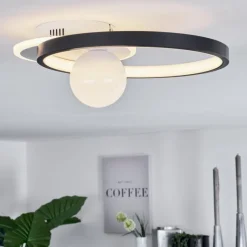 hofstein Plafonnier Lahela LED Blanc, 1 lumière