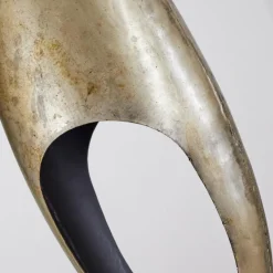 Lampes Industrielles-hofstein Plafonnier Lamington Argent Oxydé, 5 lumières