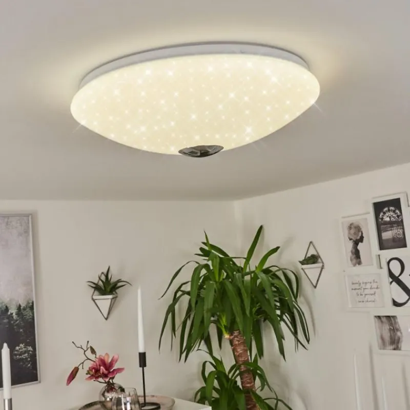 hofstein Plafonnier Langlois Blanc, 1 lumière