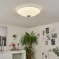 hofstein Plafonnier Langlois Blanc, 1 lumière