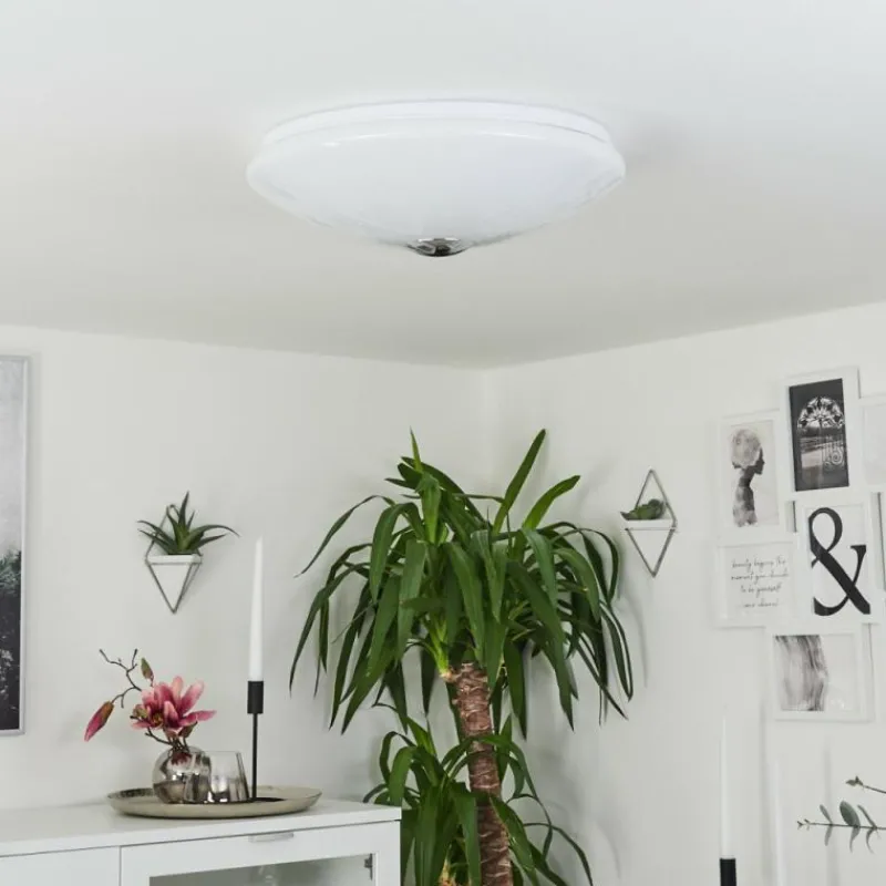 hofstein Plafonnier Langlois Blanc, 1 lumière