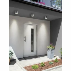 Luminaires LCD Plafonnier LCD Fehmarn Acier inoxydable, 1 lumière