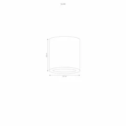 Luminaires LCD Plafonnier LCD Typ 065 Gris, 1 lumière