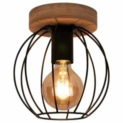 Luminaires Scandinaves-hofstein Plafonnier Lecueder Bois clair, 1 lumière