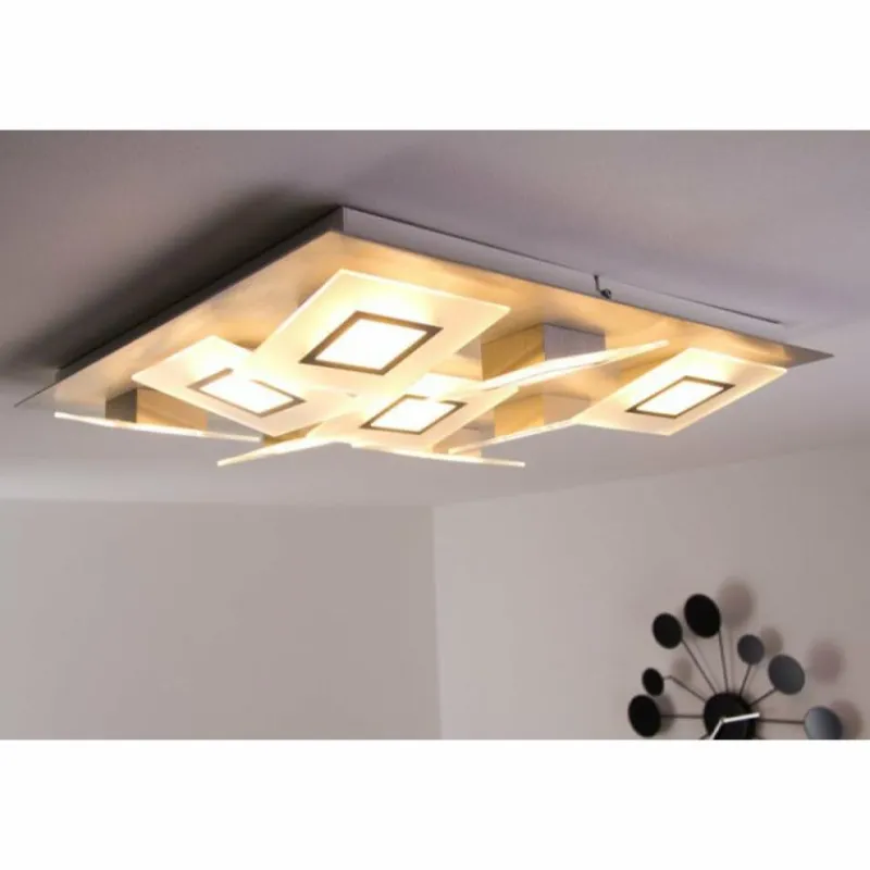 Luminaires Bopp Plafonnier LED Bopp FRAME Aluminium, 9 lumières* Éclairage Led