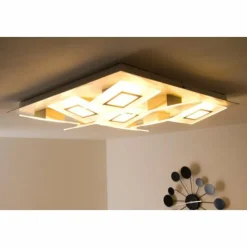 Luminaires Bopp Plafonnier LED Bopp FRAME Aluminium, 9 lumières* Éclairage Led