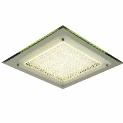 Luminaires Globo Lighting Plafonnier LED Globo Liana Chrome, 1 lumière