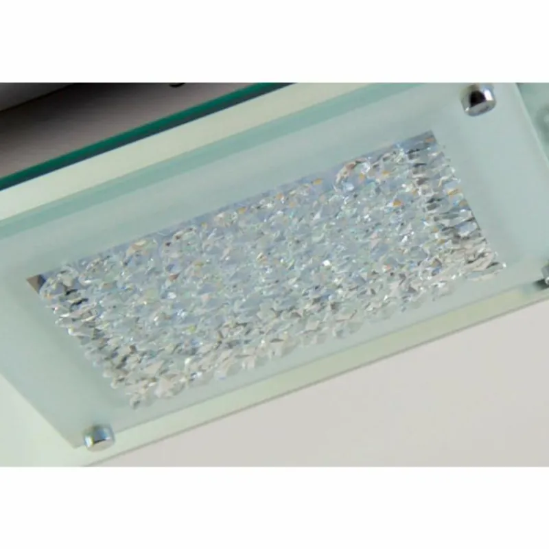 Luminaires Globo Lighting Plafonnier LED Globo Liana Chrome, 1 lumière