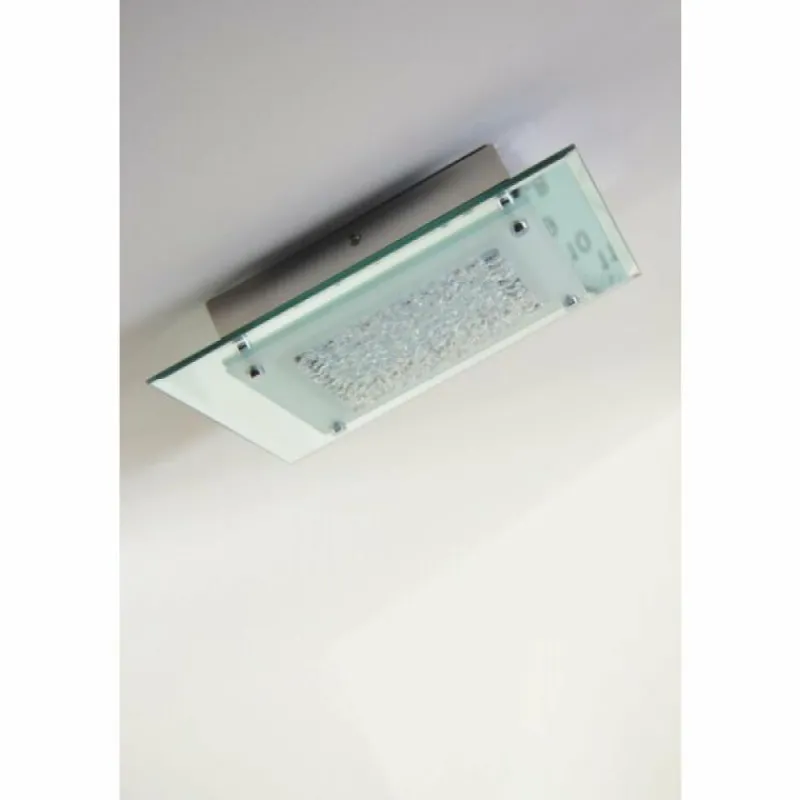 Luminaires Globo Lighting Plafonnier LED Globo Liana Chrome, 1 lumière