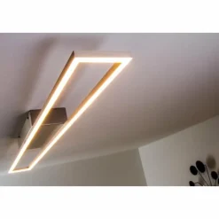 Luminaires Paul Neuhaus Plafonnier LED Paul Neuhaus Acier brossé, 4 lumières* Éclairage Led