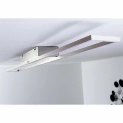 Luminaires Paul Neuhaus Plafonnier LED Paul Neuhaus Acier brossé, 4 lumières* Éclairage Led