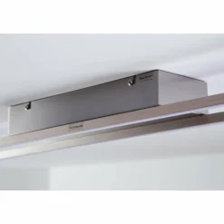 Luminaires Paul Neuhaus Plafonnier LED Paul Neuhaus Acier brossé, 4 lumières* Éclairage Led